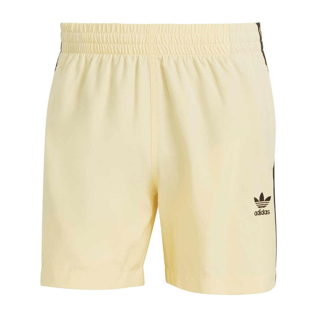 Adidas Originals Adicolor 3 Stripes Swim Shorts - Almyel/Black